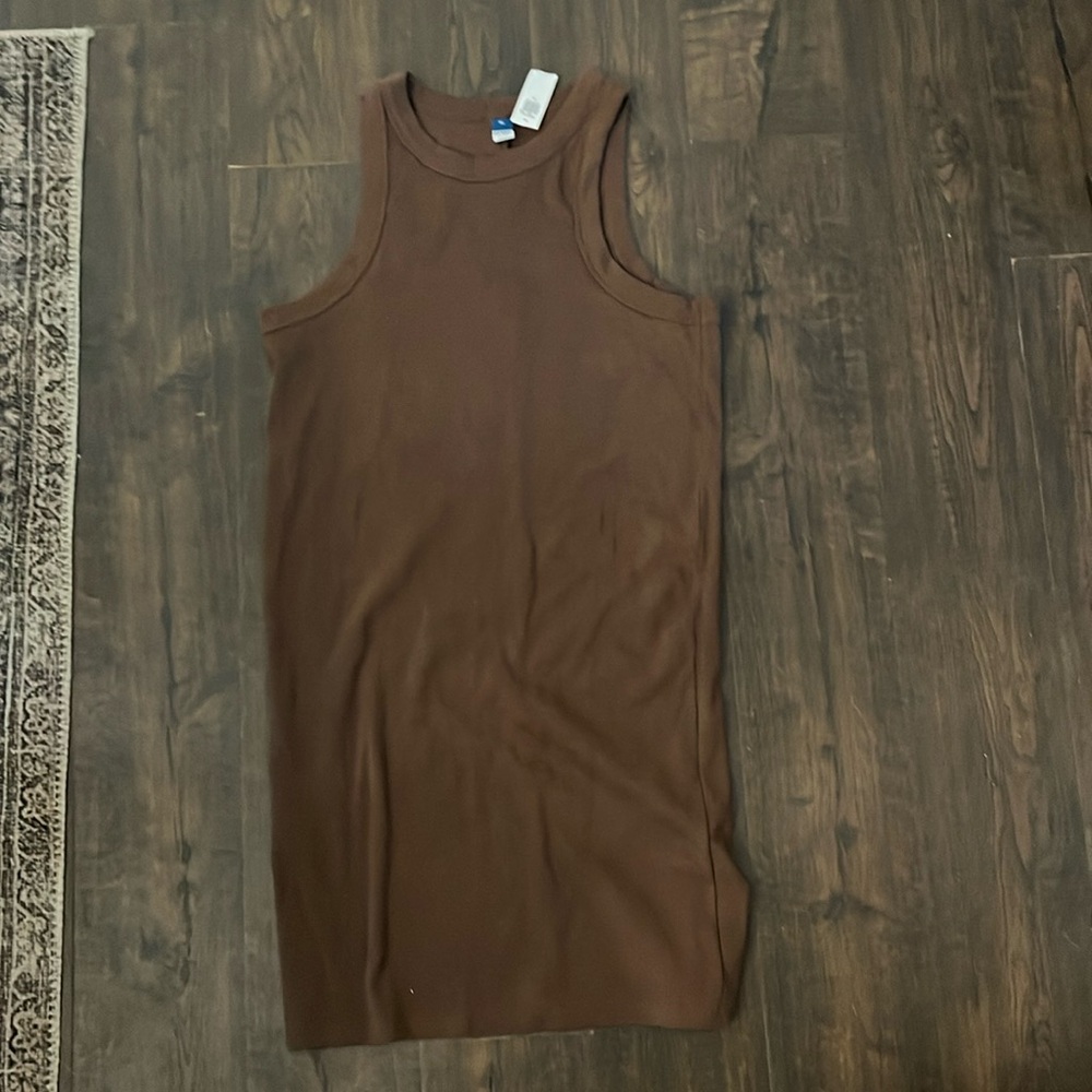 XL brown old navy casual ribbed dress